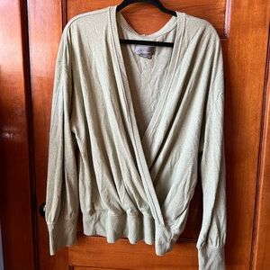 Green Cross Body Soft Anthropologie Top